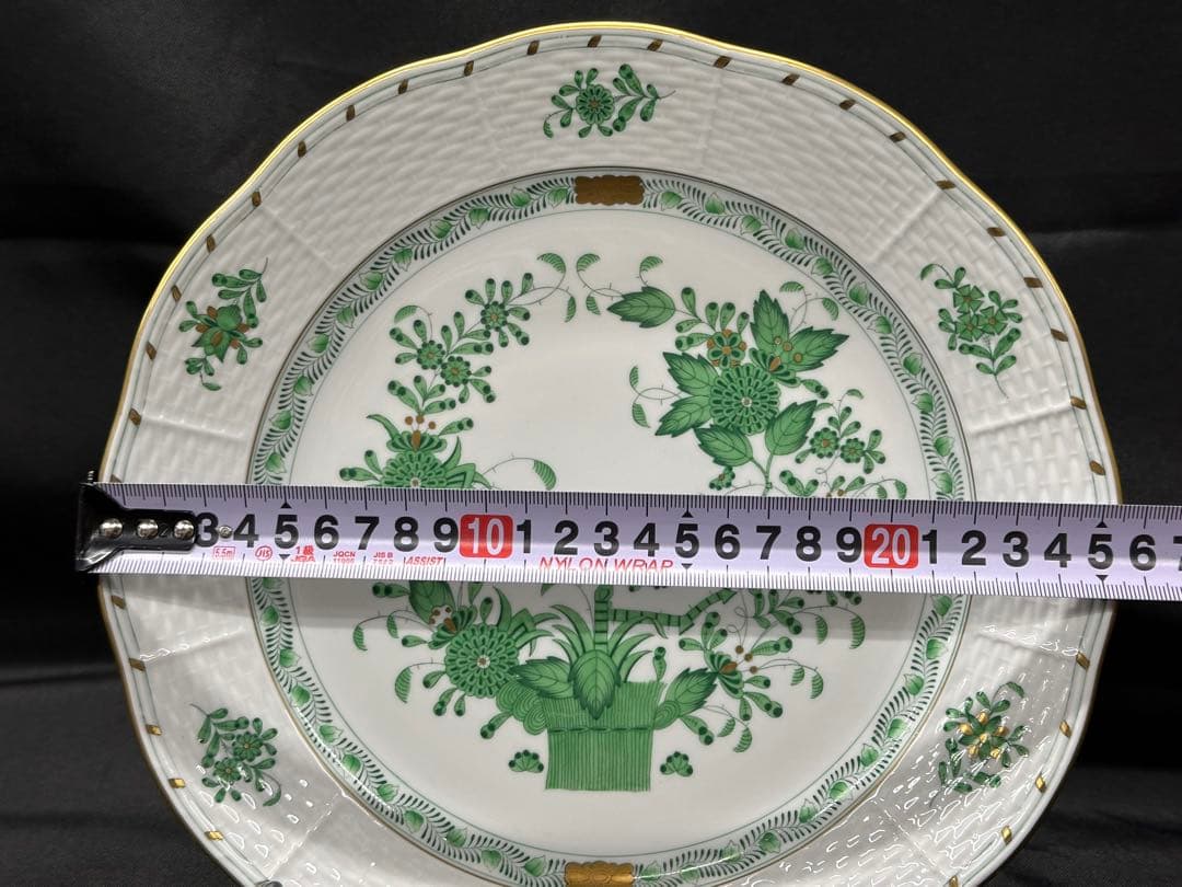 ② 【美品】HEREND ヘレンド　インドの華　プレート　25.5cm