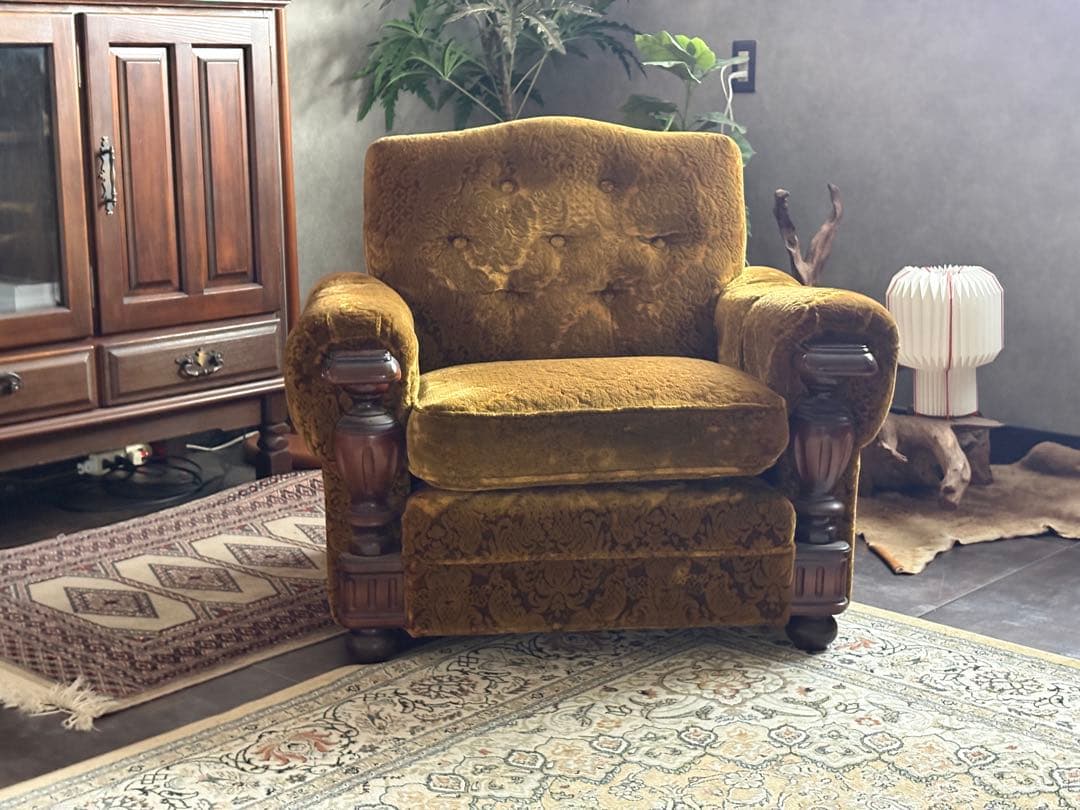 ②カリモク karimoku レトロ ビンテージ ソファ クラシック IZ - メルカリ