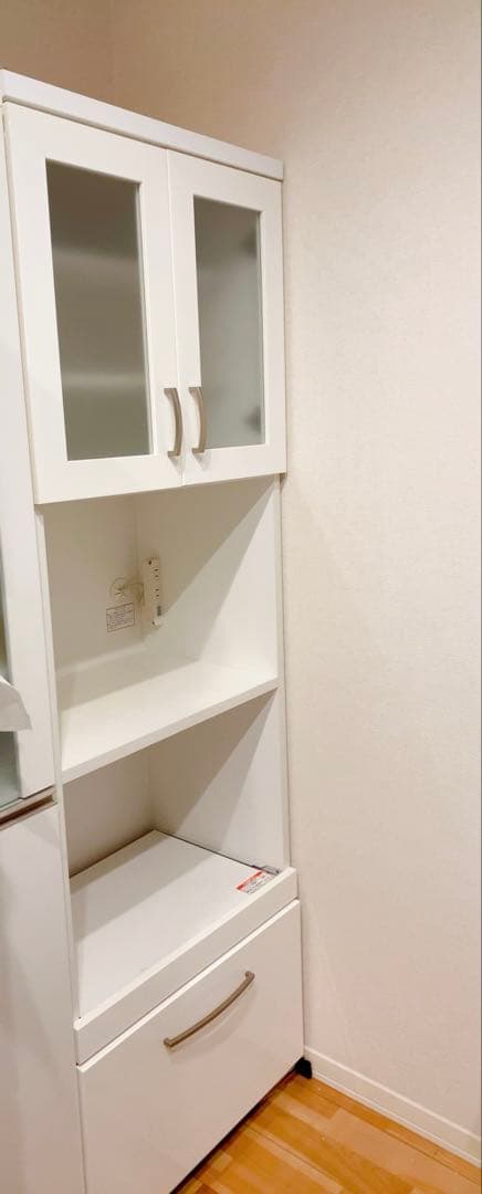 ニトリ NITORI コパン60 食器棚　レンジボード　一人暮らし　ホワイト