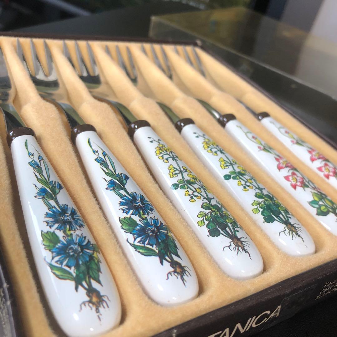 ◾️人気シリーズ◾️BOTANICA フォークセット 6本 植物デザイン