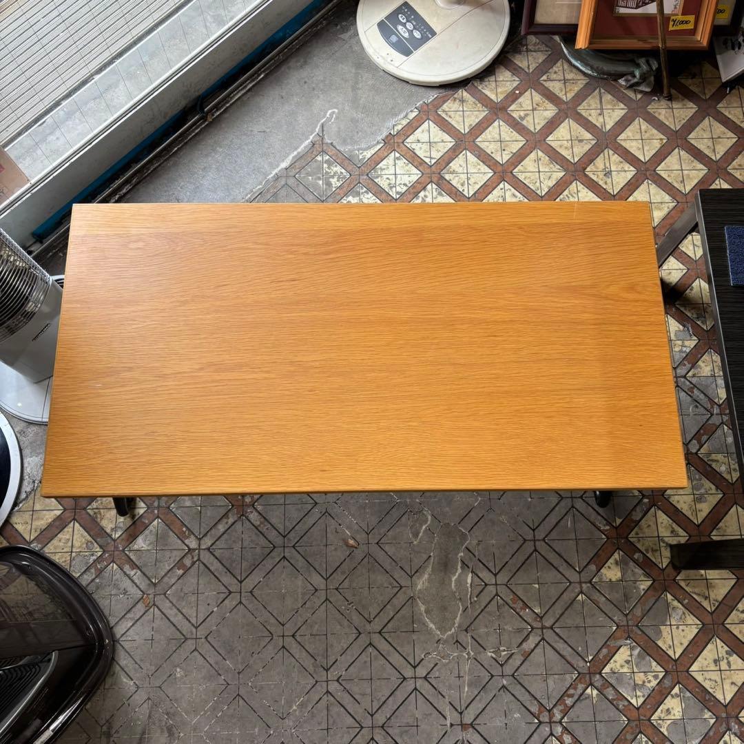 廃盤品　無印良品　ローテーブル　90㎝　オーク材