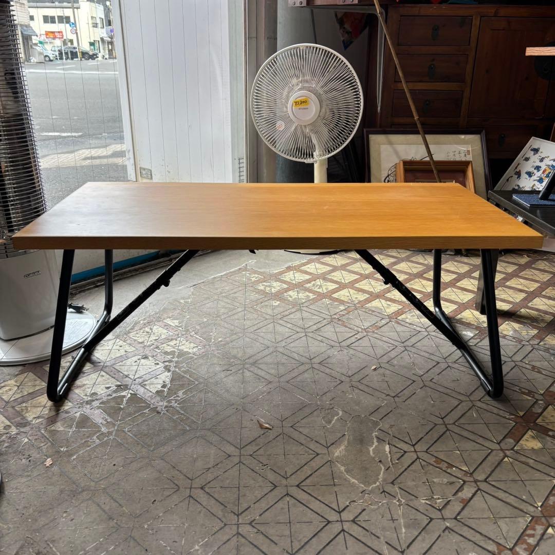 廃盤品　無印良品　ローテーブル　90㎝　オーク材