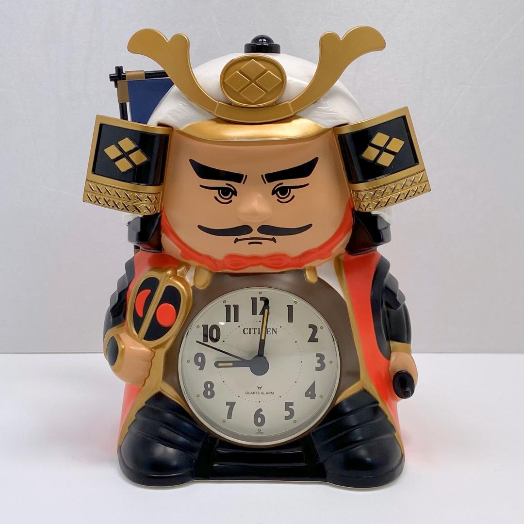 武田信玄くん 目覚まし時計 日本製 リズム時計 シチズン|mercari