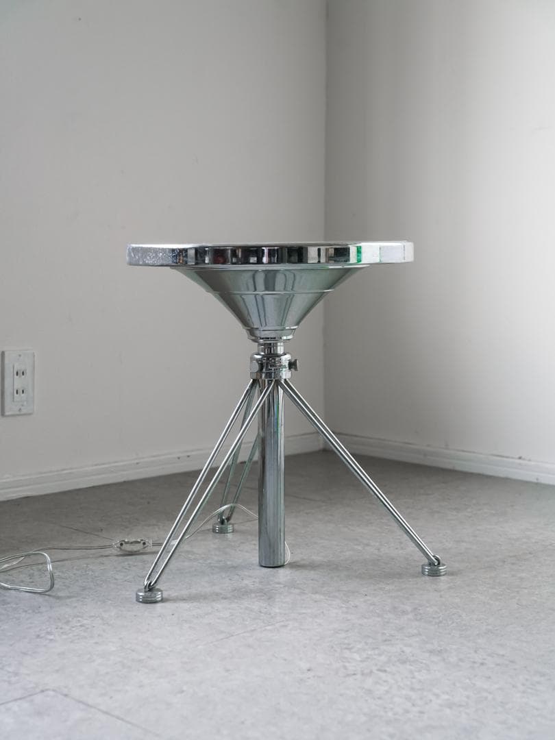 希少 \"REPOSE\" 照明付 昇降テーブル ミッドセンチュリー モダン