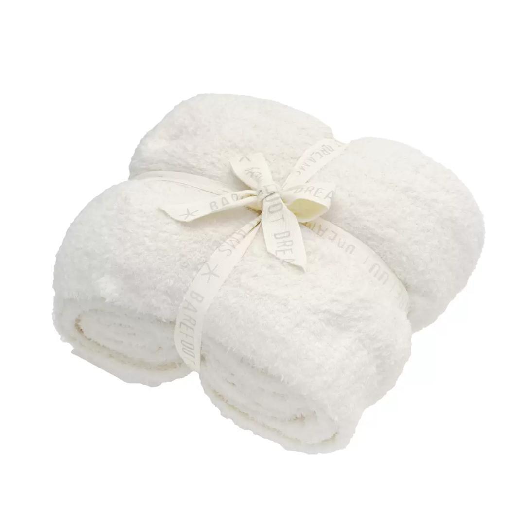 ベアフットドリームズ ブランケット 137×183cm クリーム