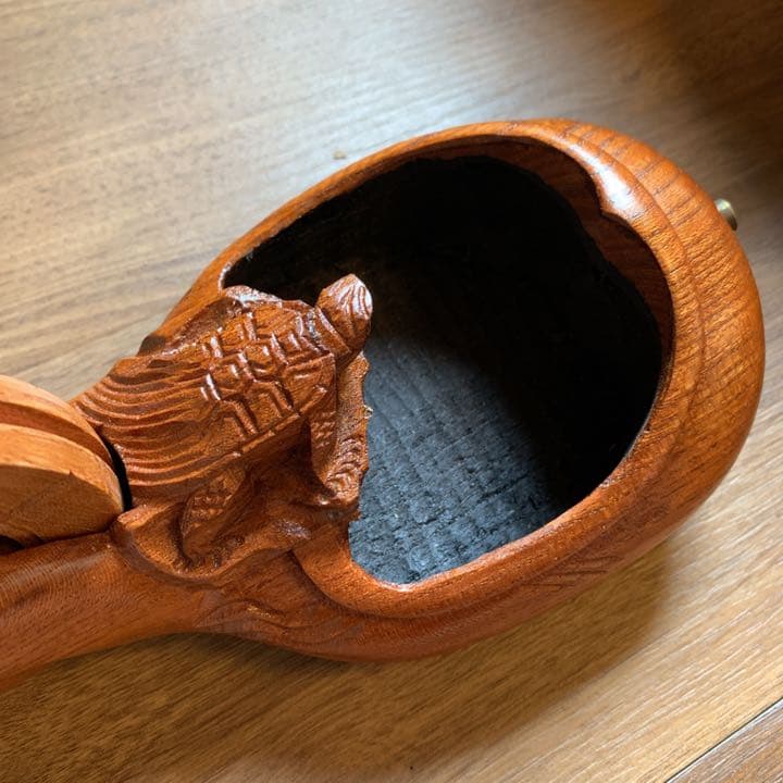 坪源 墨つぼ 墨壺 カメ坪 神代仕上 255mm 欅 宮大工 大工 神社仏閣
