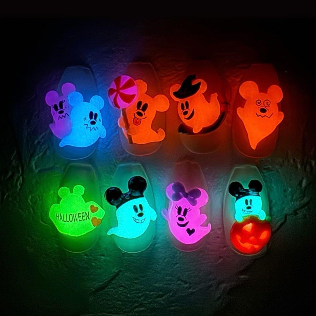 ハロウィン 3dパーツ ネイル ディズニー