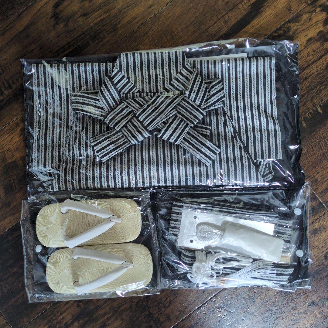 七五三男の子☆黒紋付羽織袴フルセット