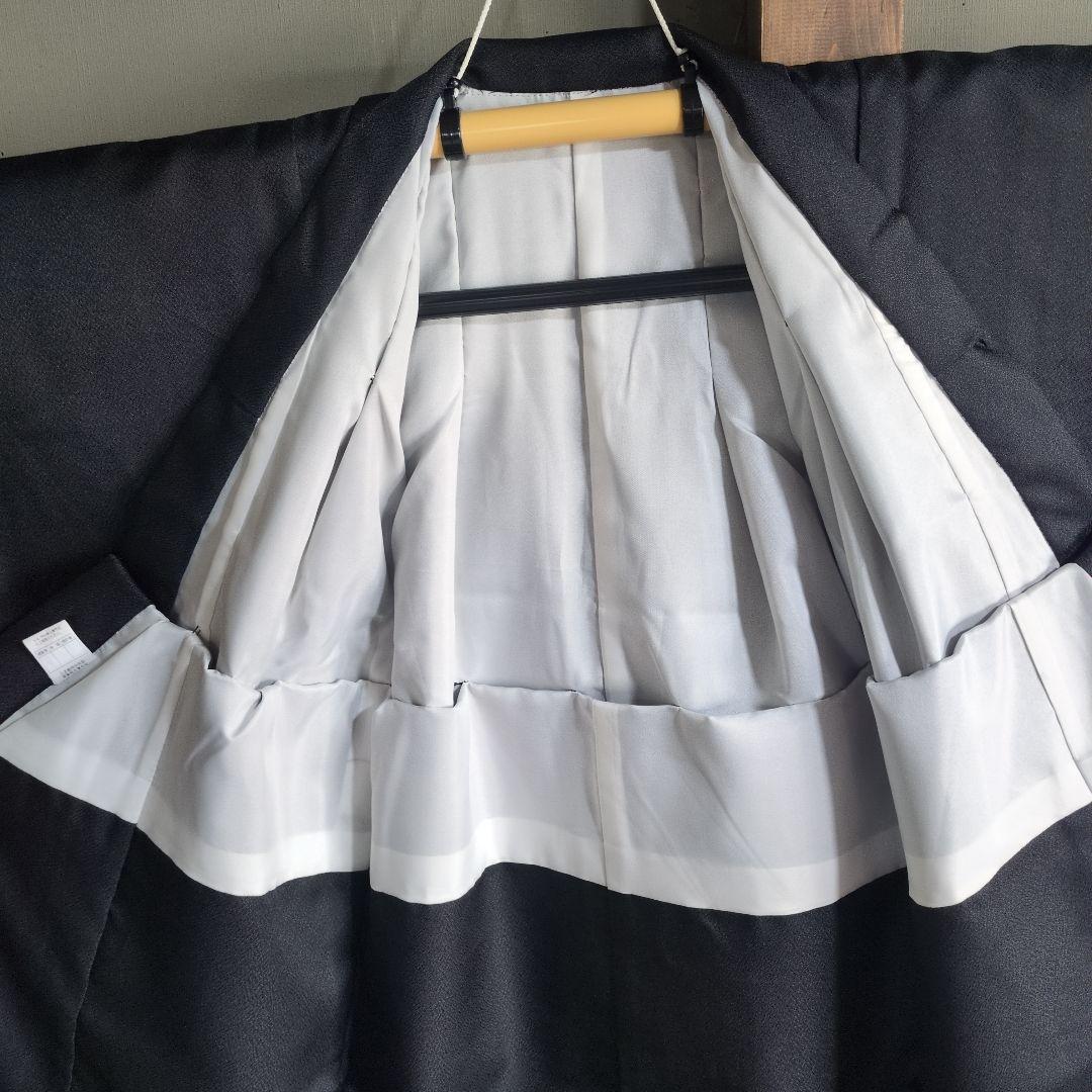 七五三男の子☆黒紋付羽織袴フルセット