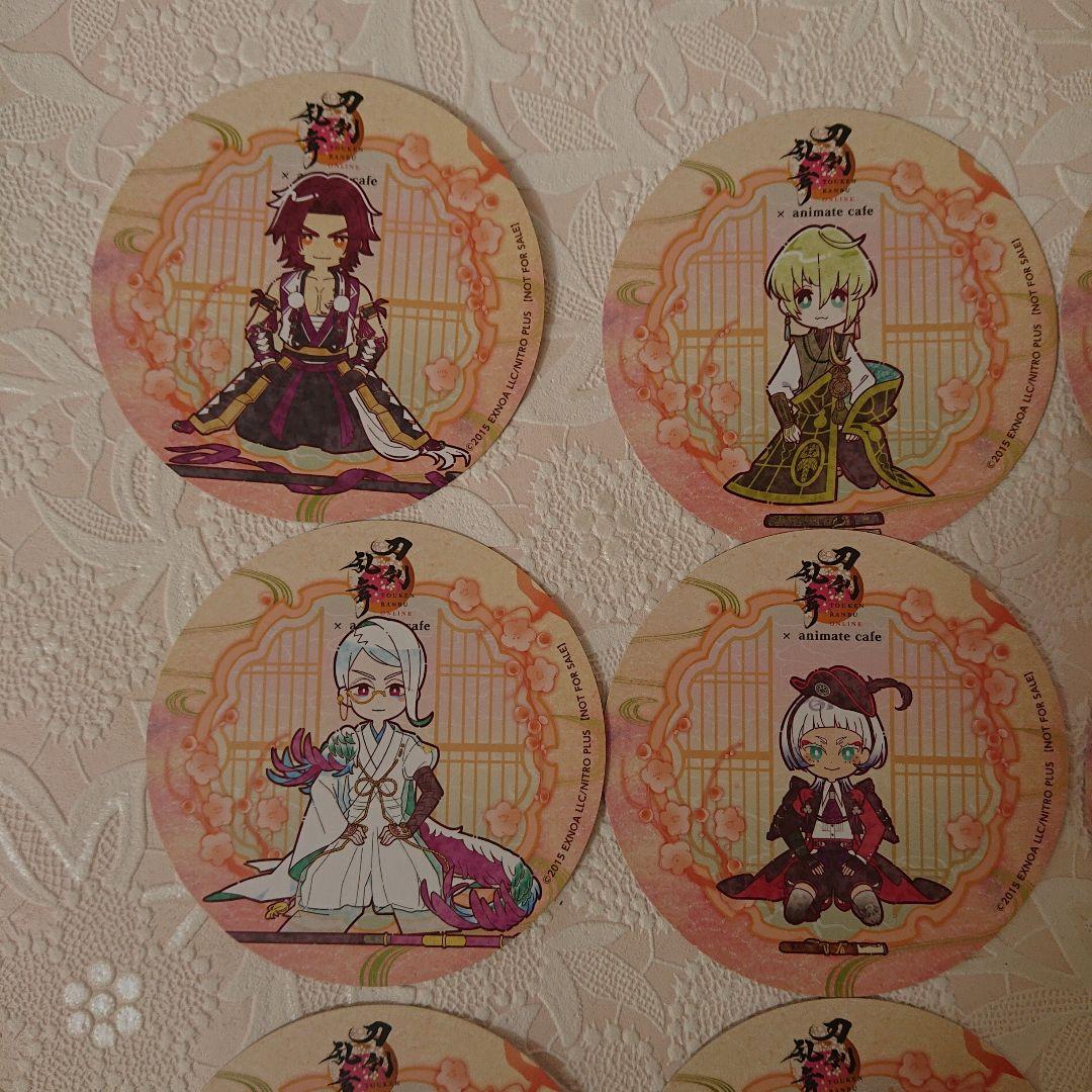 刀剣乱舞 アニメイトカフェ コースター14枚 - メルカリ