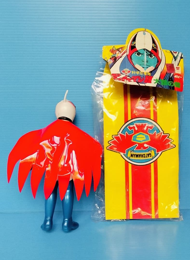 《ガッチャマンⅡ》超レア【大鷲の健】未使用 ポピー ソフビ タグ袋破れ