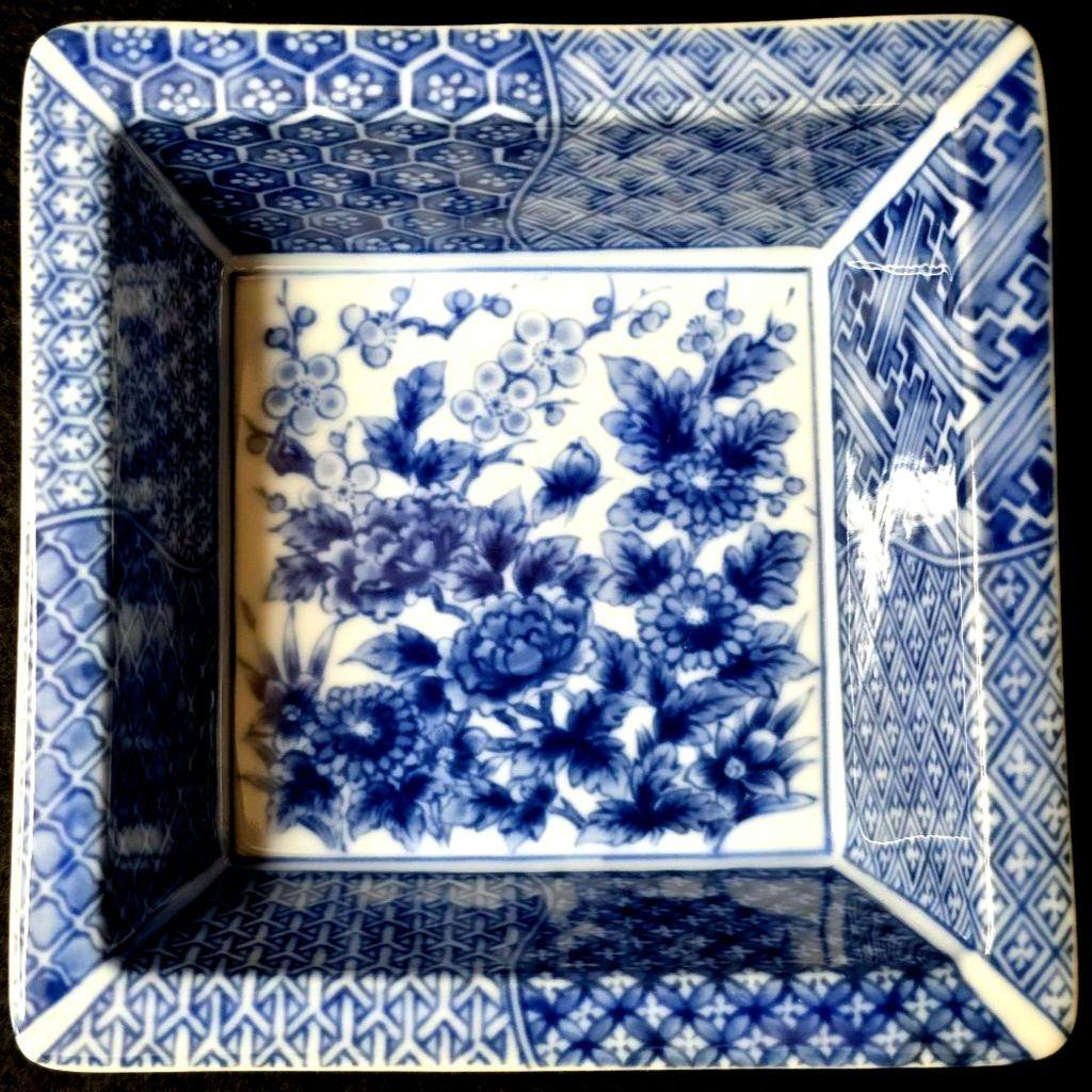 有田焼 龍峰窯 四君子角皿 皿 鉢 ARITA JAPAN - メルカリ