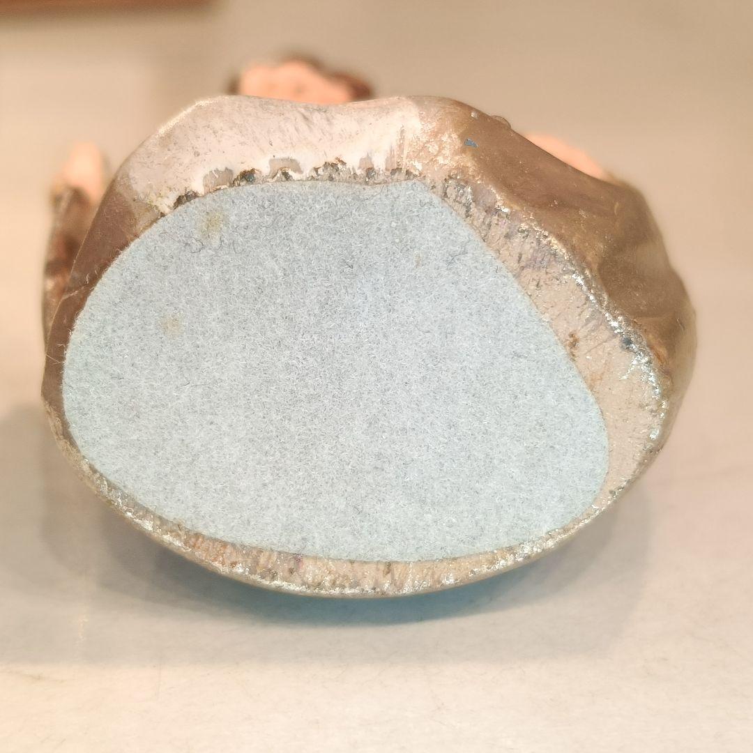 キリスト　ハンドメイド　カービングオブジェ　木製　置物