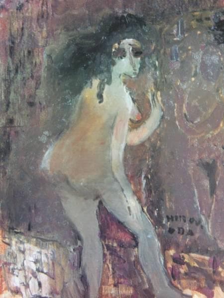 織田 広喜、裸婦、希少画集画、版上サイン入 新品額付