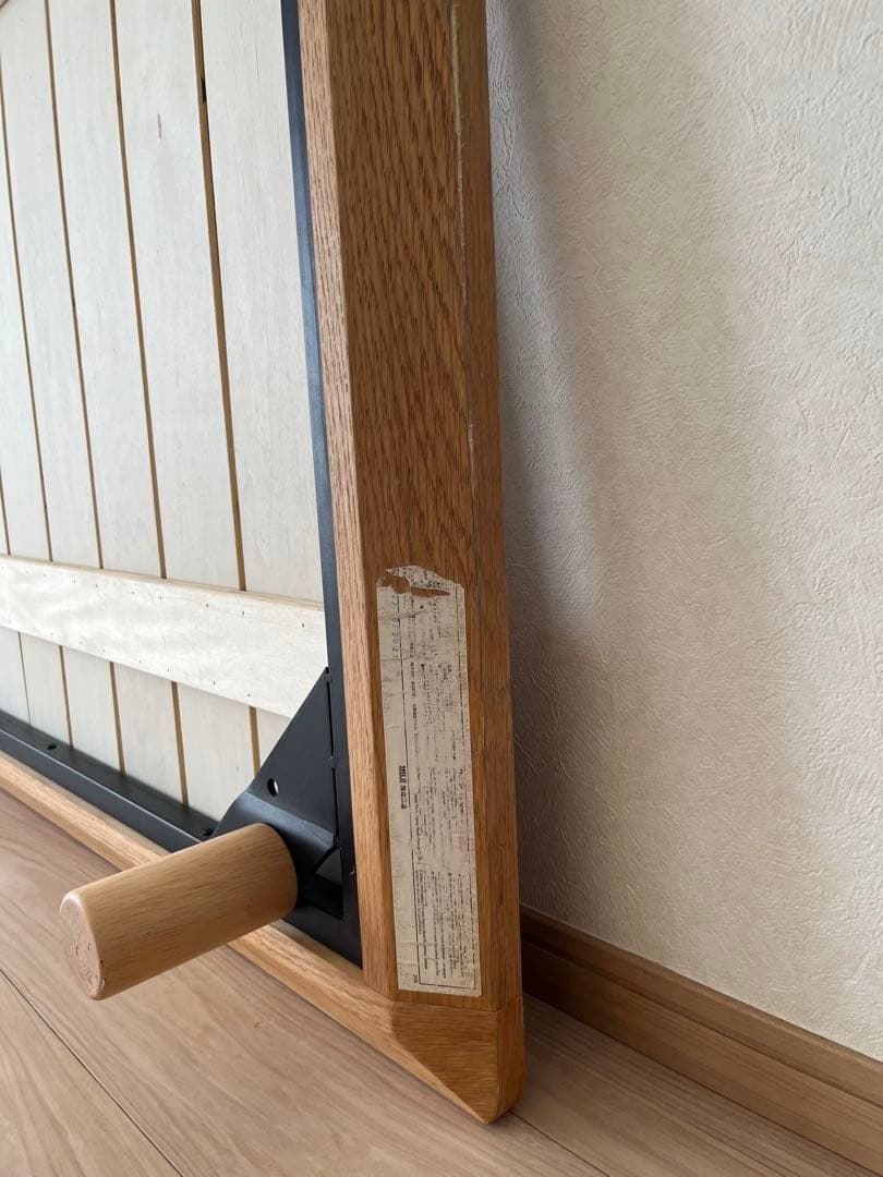 ✴︎無印良品　木製ベッドフレーム　オーク材　シングル　2022年購入　引き取り可