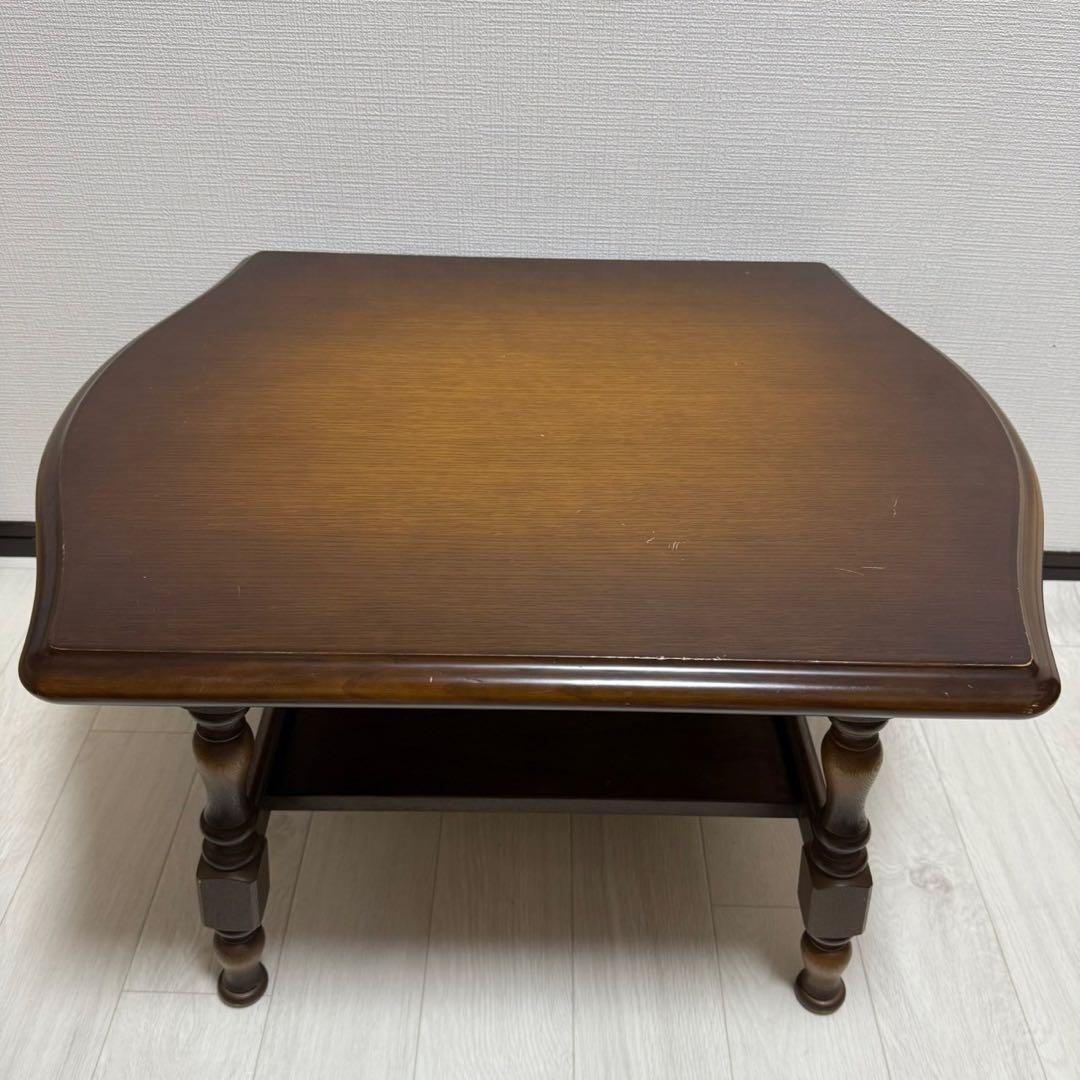 飛騨産業 キツツキマーク　サイドテーブル コーヒーテーブル レトロ 飛騨家具