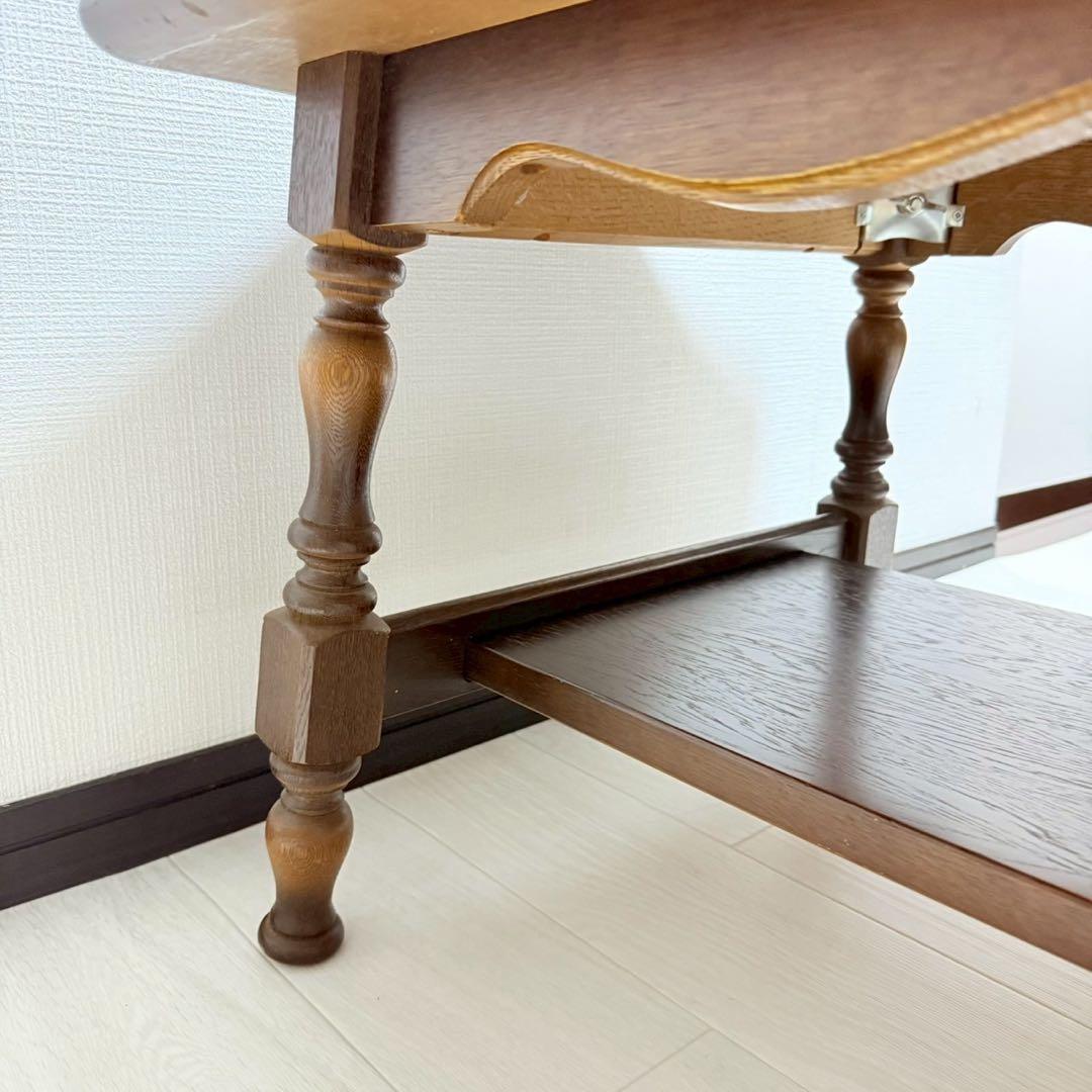 飛騨産業 キツツキマーク　サイドテーブル コーヒーテーブル レトロ 飛騨家具