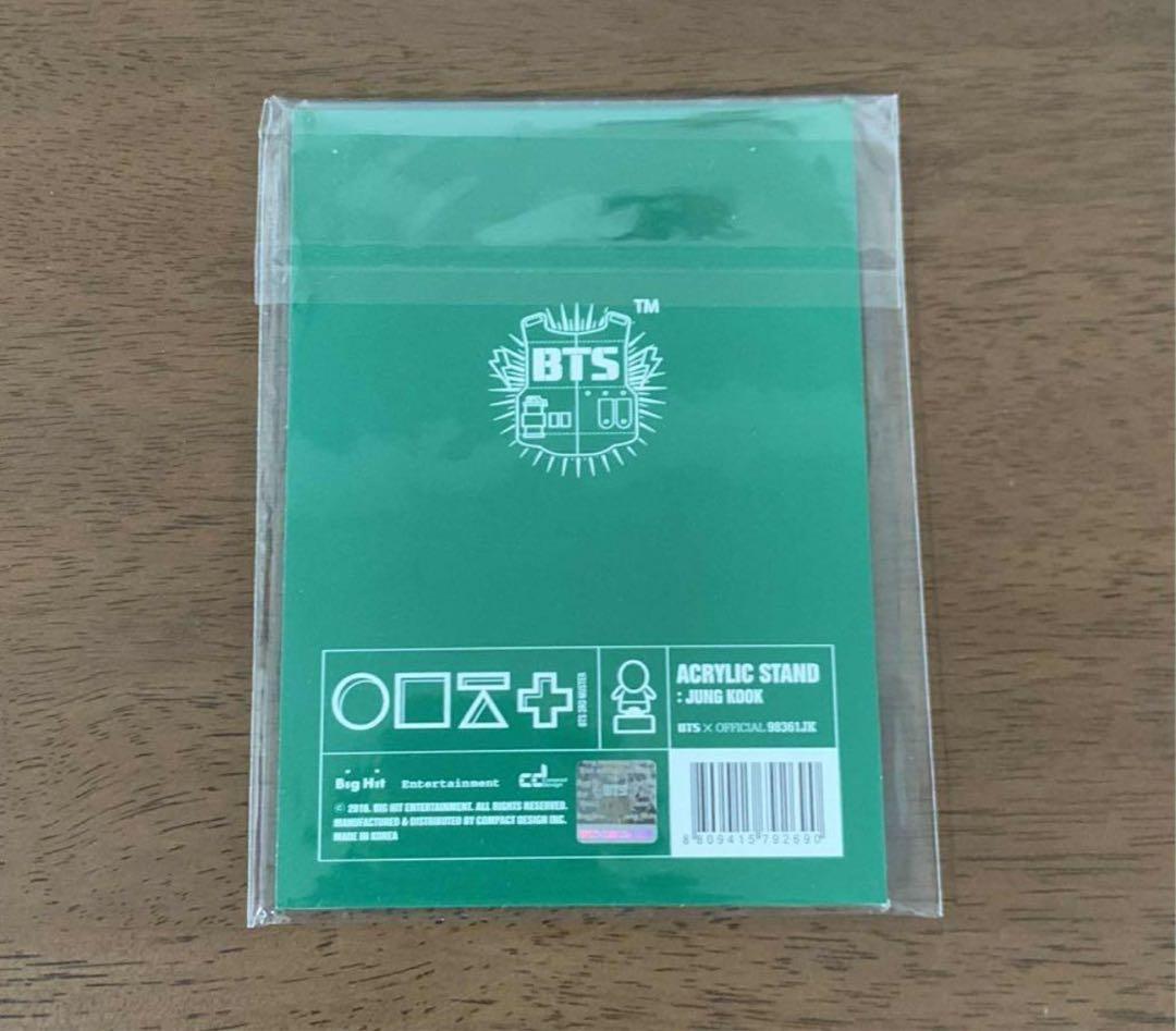 BTS ジョングク　グク　公式　アクリルスタンド　 6点セット