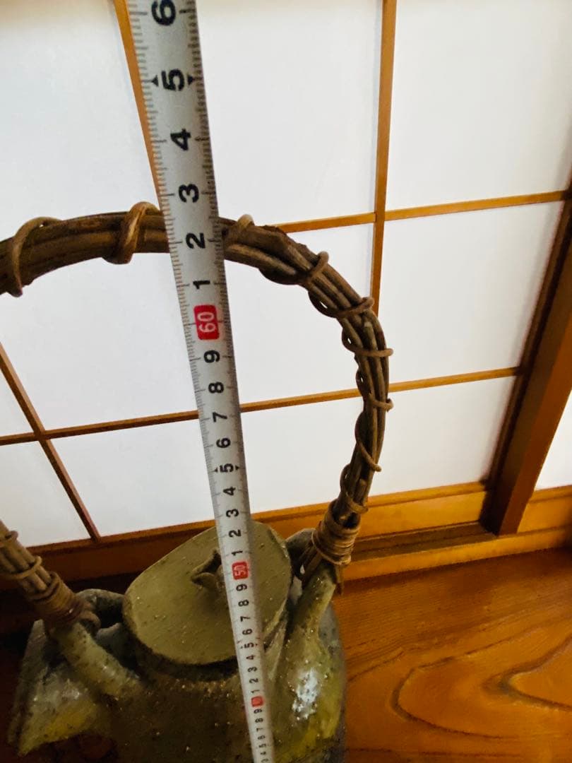 [未使用] 室内用　和モダン　陶器　急須型　ライト　ランプ/オブジェ