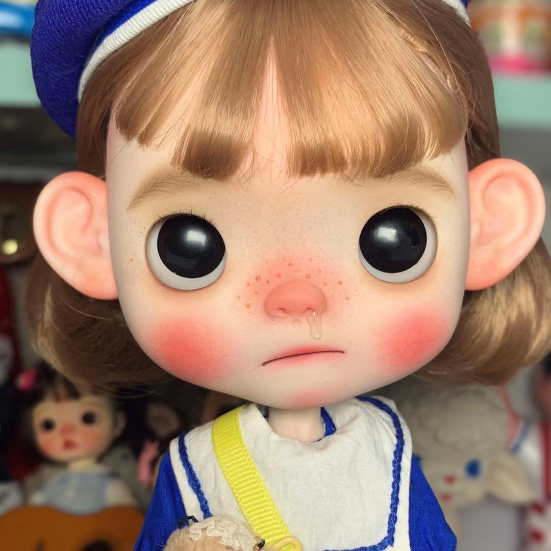 海外作家様 カスタムブライス まんまる 鼻水ちゃん 悪戯っ子 フルセット