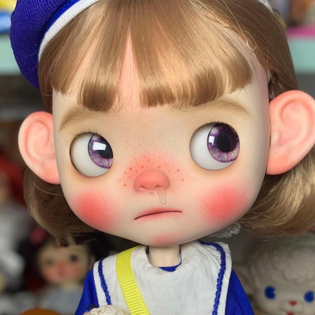 海外作家様 カスタムブライス まんまる 鼻水ちゃん 悪戯っ子 フルセット