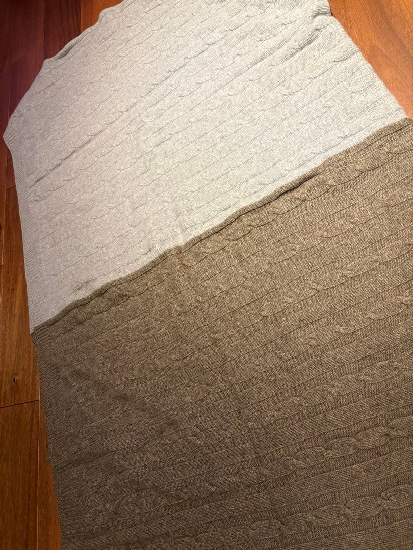 【イタリア輸入品】Tredicinodi カシミヤ 大判ブランケット