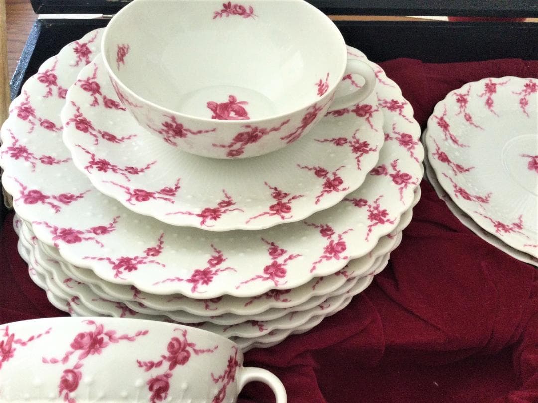 リモージュ ケーキ皿6枚とティーセット6客 - メルカリ