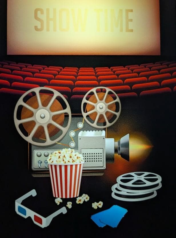 空間がまるで映画館・・CINEMA 映画の時間 シネマ ムービー ライトBOX