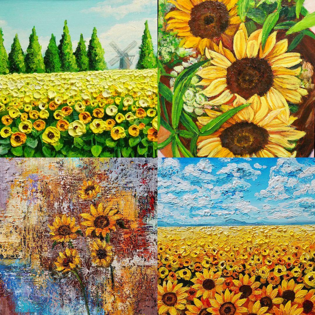 油絵】キャンバスF4号オーダーページ - メルカリ