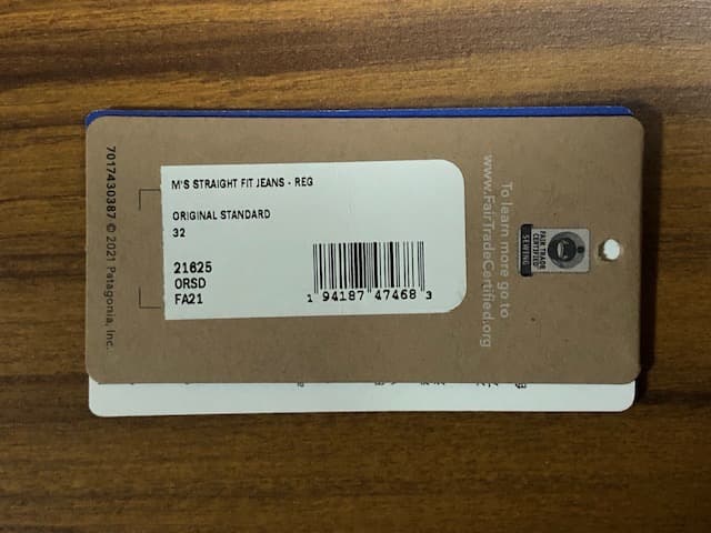 パタゴニア メンズ・ストレート・フィット・ジーンズ（レギュラー