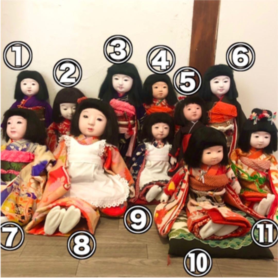 ③の市松人形 絹の手縫い本仕立て