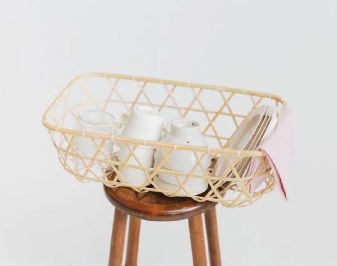 F/style 竹のバスケット（小）