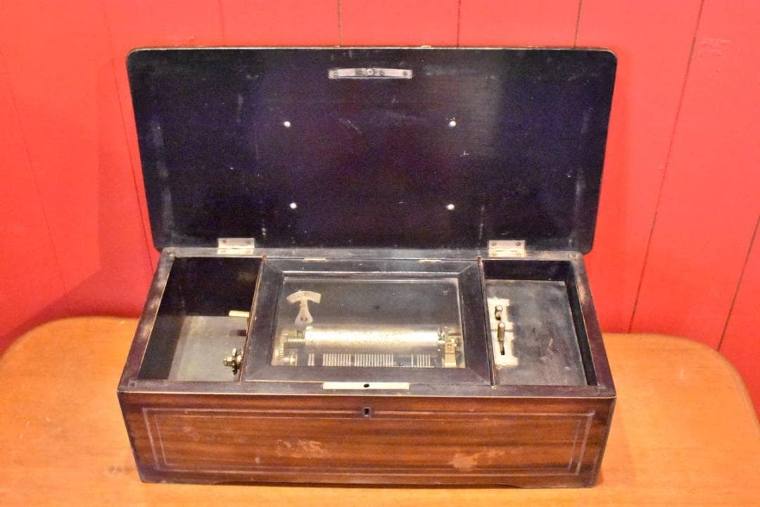 オルゴール レトロ アンティーク 木箱 動作品