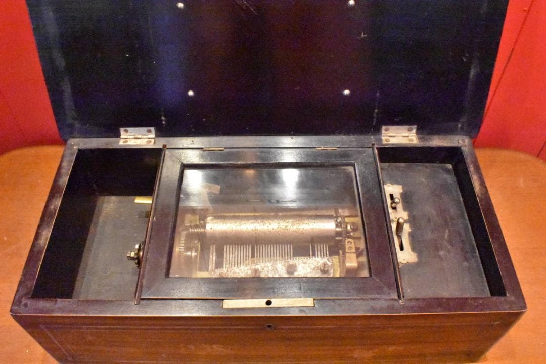 オルゴール レトロ アンティーク 木箱 動作品