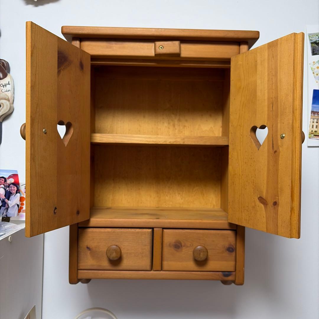 週末大特価‼️木製カントリー風収納キャビネット　お値打ち品‼️