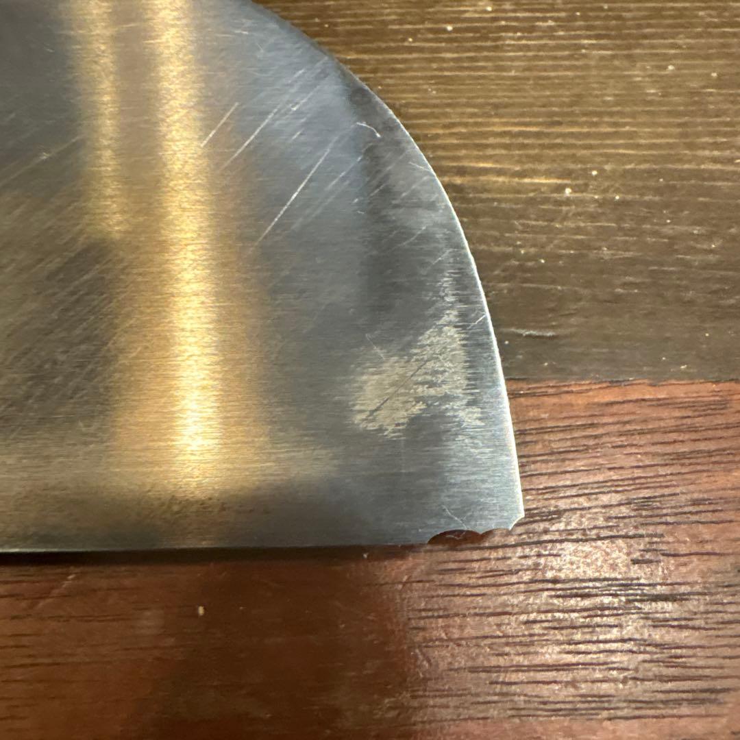 そば切り包丁　（プロ仕様）　合羽橋　鍔屋　　青ニ鋼