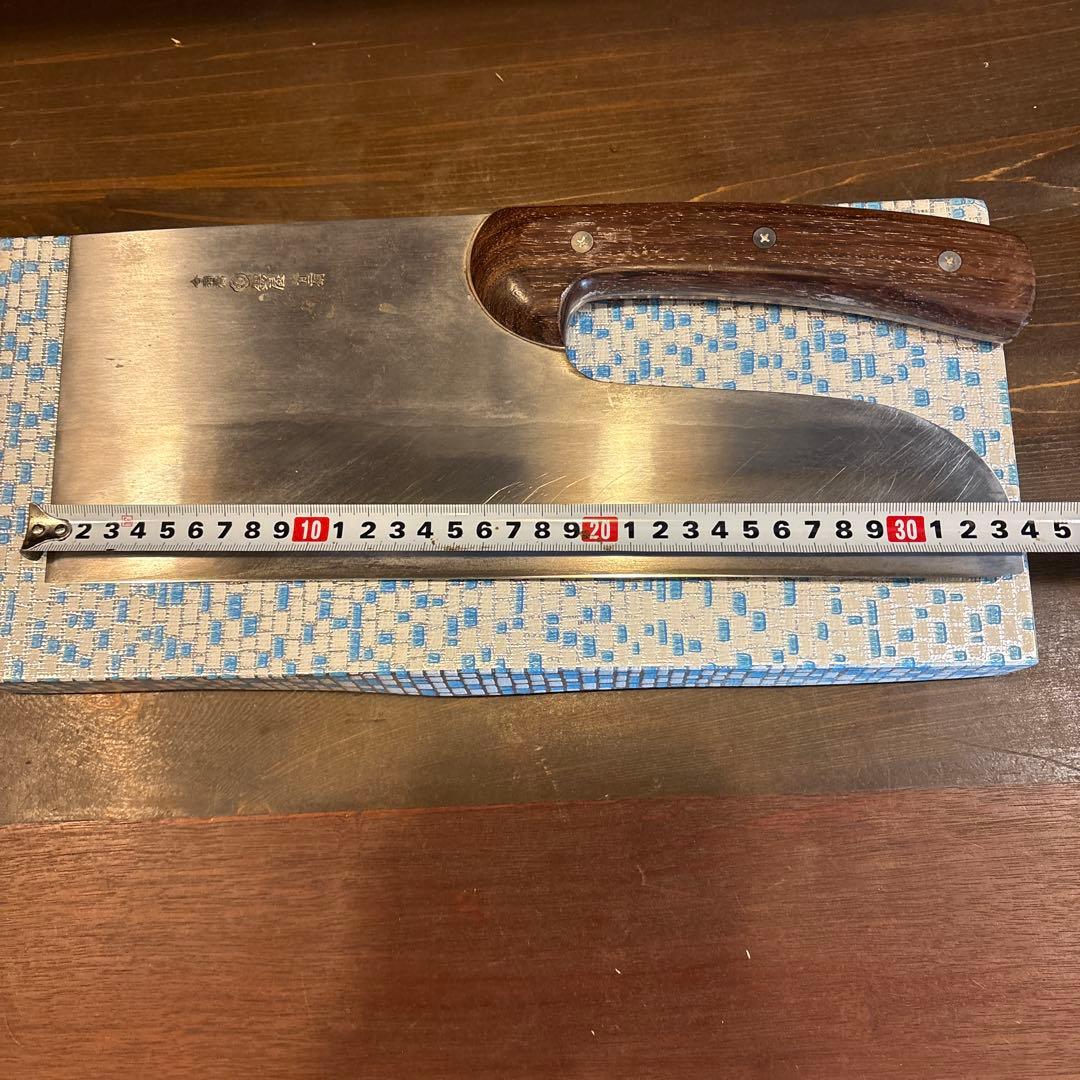 そば切り包丁　（プロ仕様）　合羽橋　鍔屋　　青ニ鋼