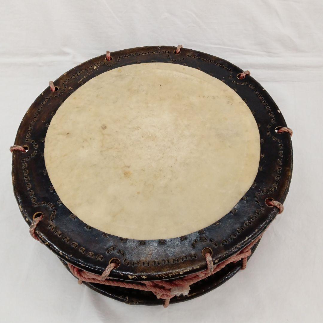リユース 和太鼓 附締太鼓 直径約35cm