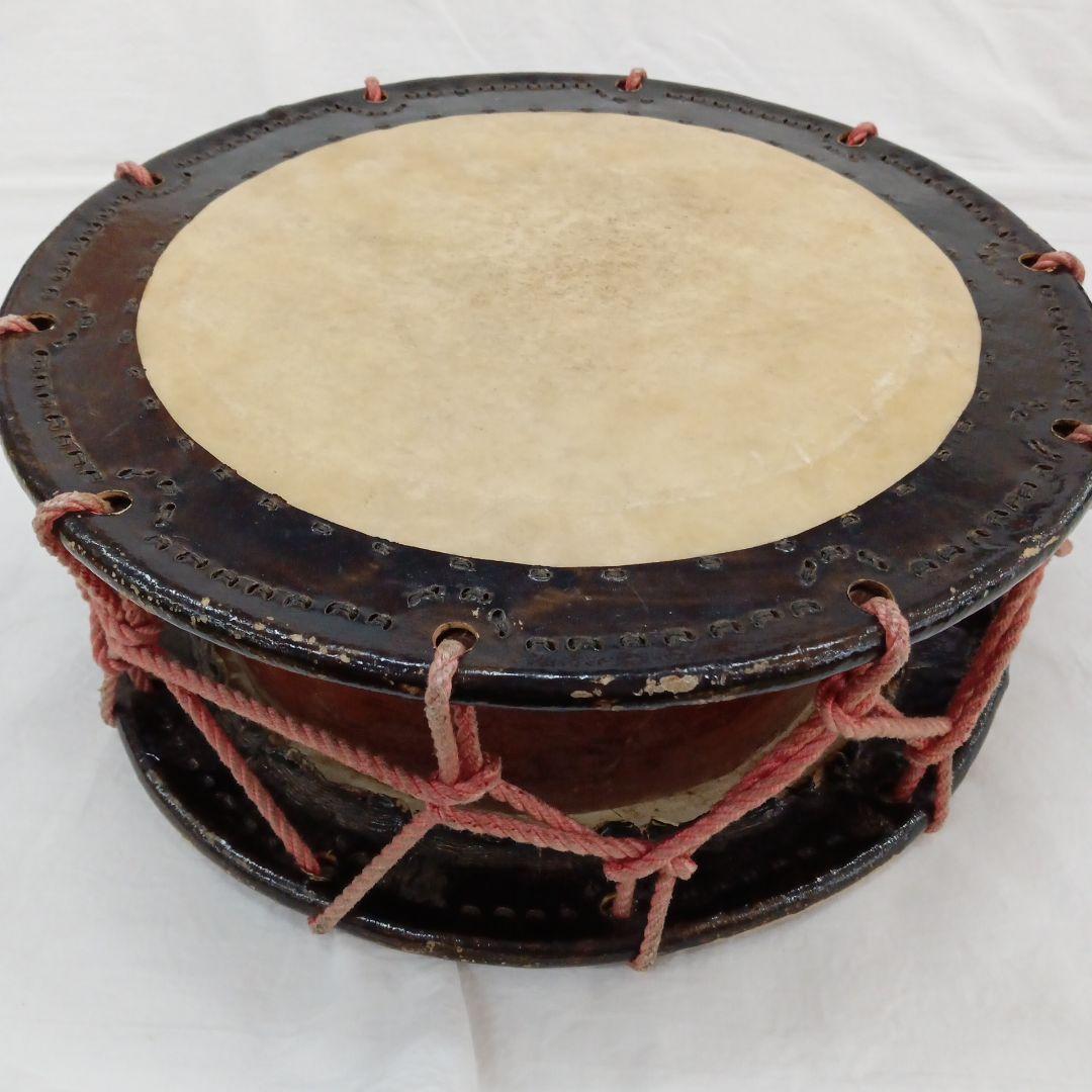 リユース 和太鼓 附締太鼓 直径約35cm