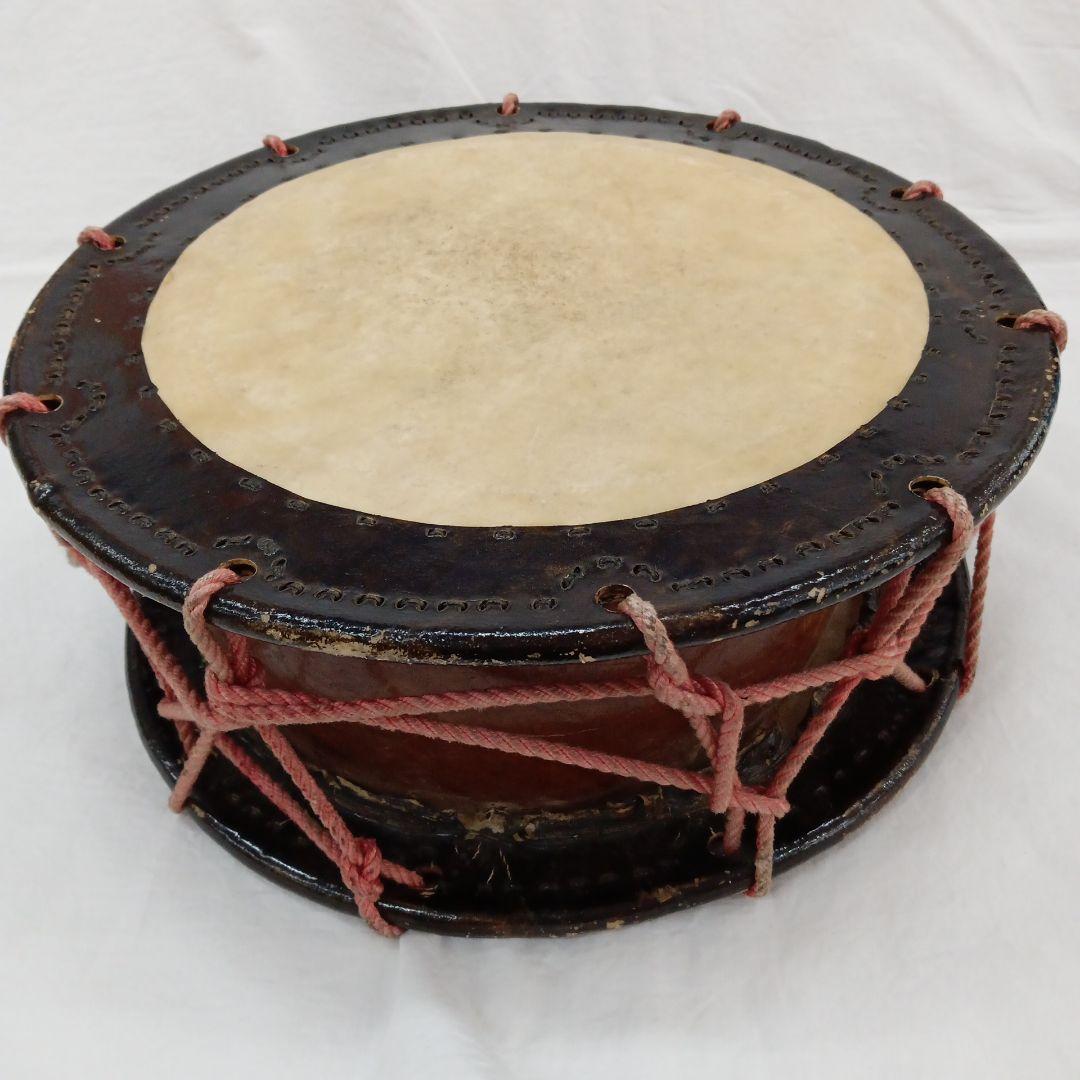 リユース 和太鼓 附締太鼓 直径約35cm