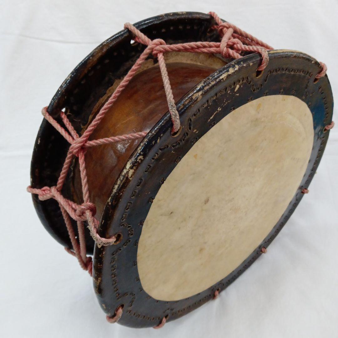 リユース 和太鼓 附締太鼓 直径約35cm