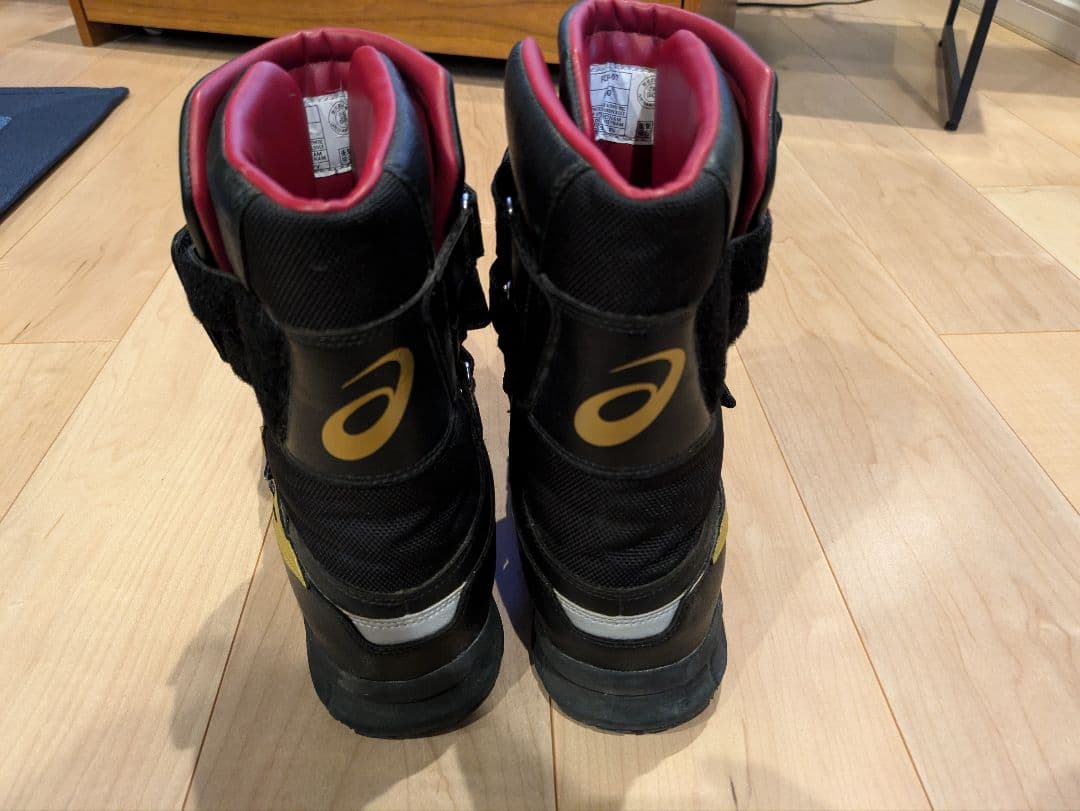 asics 安全靴 黒 ベルクロストラップ 27.0