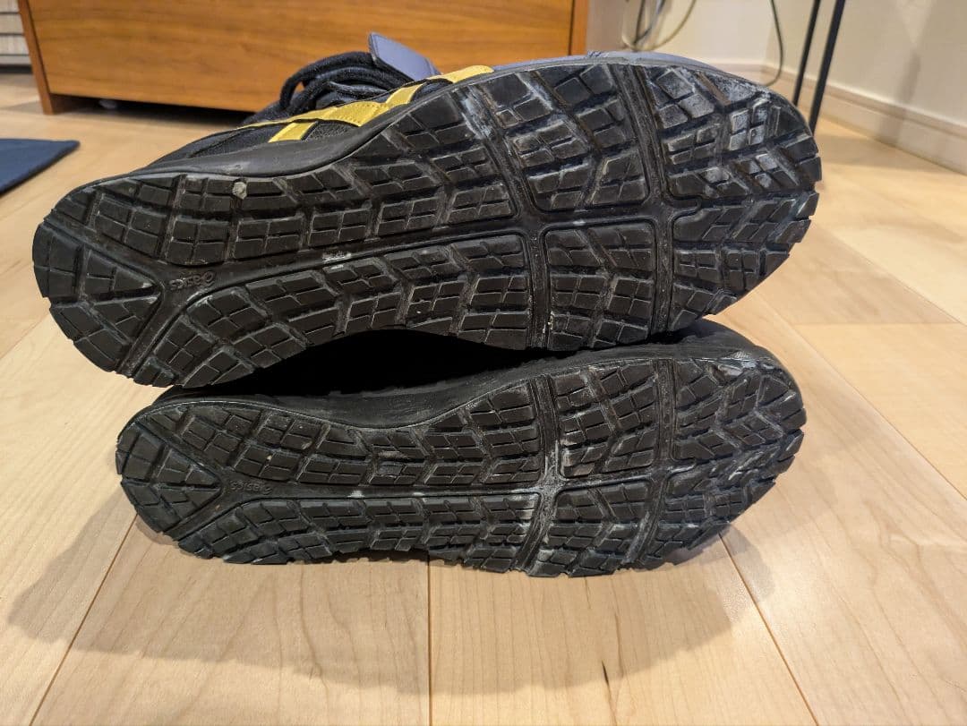 asics 安全靴 黒 ベルクロストラップ 27.0