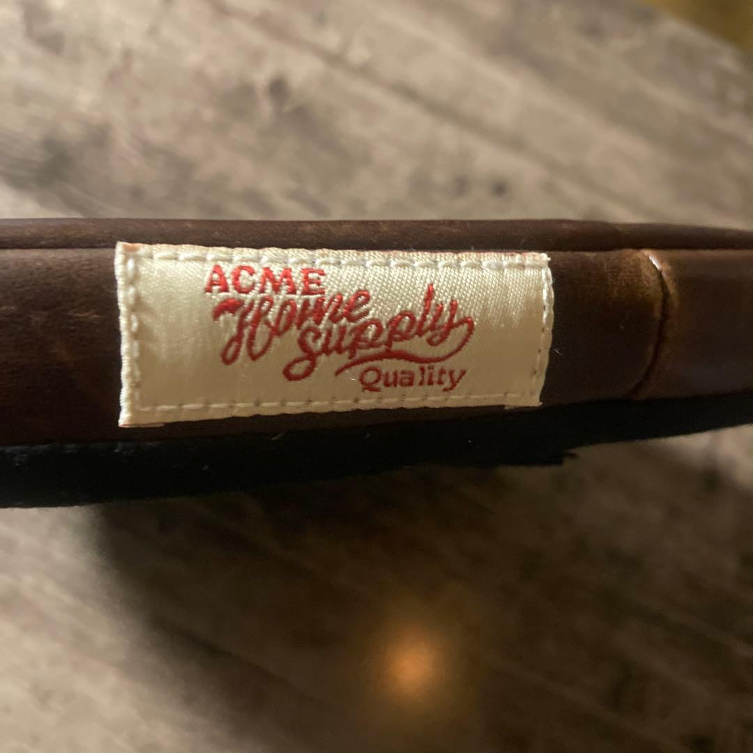 ACME アクメファニチャー 本革レザー シートクッション ☆2個セット