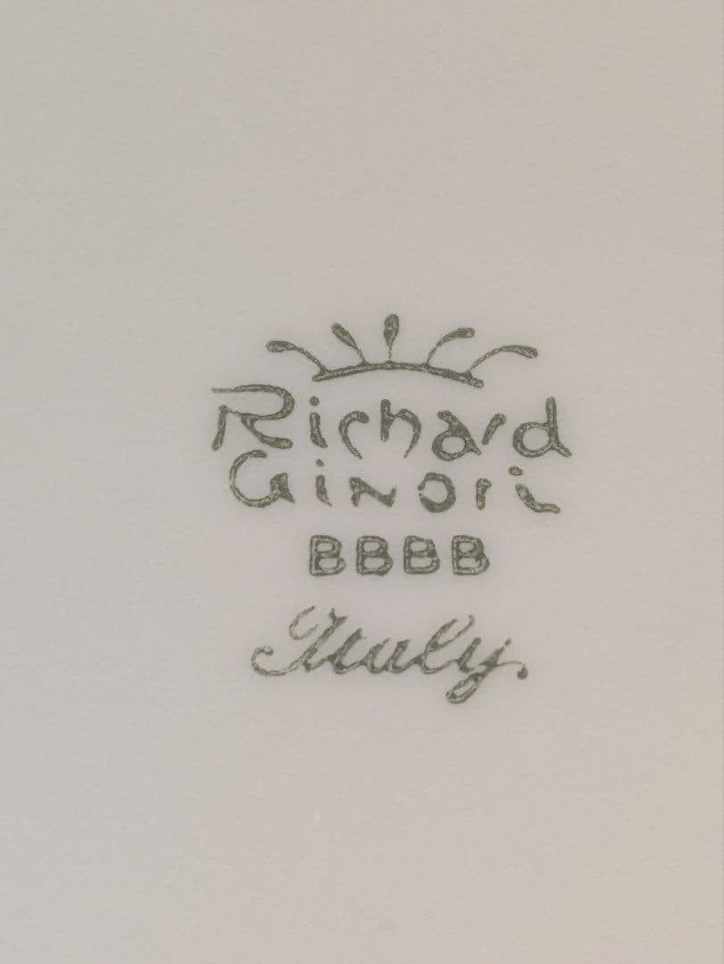 〚希少美品〛リチャードジノリ　ミュージオ　32cm 5枚セット