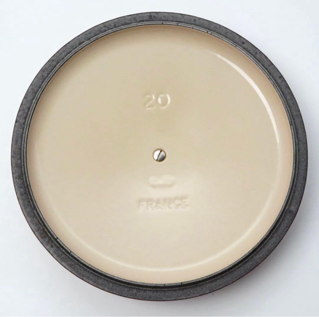 【美品】LE CREUSET　ココット ビス チェリーレッド　20cm