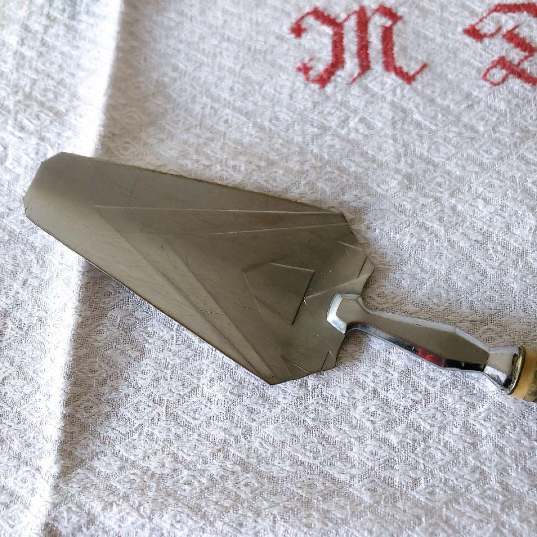 フランスアンティーク　箱入りケーキサーバー　フランスアンティークカトラリー