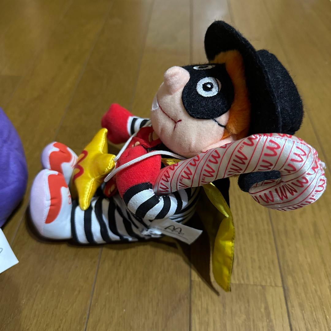 希少】1999年 マクドナルド グリマス＆ハンバーグラー ぬいぐるみ