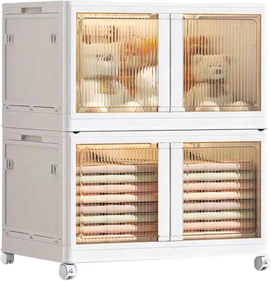 収納ボックス 透明収納ボックス キャスター付き 4個セット