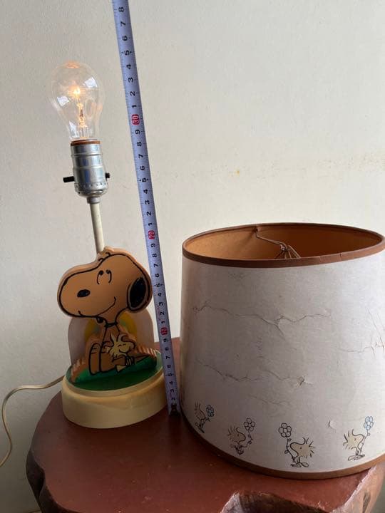 スヌーピー　ビンテージ　ランプ　ピーナッツ　ウッドストック